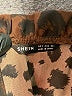Shein 100% Polyester Animal Print Brown Casual Dress Size 4 - photo 7