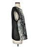 W118 by Walter Baker 100% Polyester Silver Sleeveless Blouse Size S - photo 4