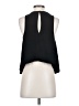 T by Alexander Wang 100% Polyester Solid Black Sleeveless Blouse Size 0 - photo 2