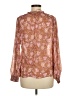 MNG Brown Long Sleeve Blouse Size 6 - photo 2