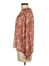 MNG Brown Long Sleeve Blouse Size 6 - photo 5