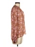MNG Brown Long Sleeve Blouse Size 6 - photo 4