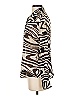MICHAEL Michael Kors Animal Print Brown Long Sleeve Blouse Size S - photo 5