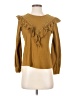 J.Crew Brown Long Sleeve Blouse Size XXS - photo 1
