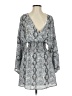 Pink Lily 100% Polyester Paisley Gray Casual Dress Size S - photo 1