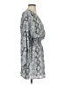 Pink Lily 100% Polyester Paisley Gray Casual Dress Size S - photo 4