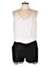 Bisou Bisou 100% Polyester White Romper Size 8 - photo 1