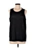 All Black 100% Polyester Black Sleeveless T-Shirt Size M - photo 1