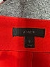 J.Crew Solid Red Wool Skirt Size 12 - photo 4