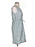 Ascend Stripes Gray Casual Dress Size XS - photo 4