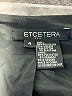 Etcetera Solid Black Casual Skirt Size 4 - photo 4