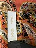 MNG 100% Polyester Paisley Orange Long Sleeve Blouse Size 2 - photo 7