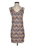 Assorted Brands Print Blue Casual Dress Size XS - photo 1