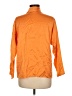 St. John 100% Silk Orange Long Sleeve Silk Top Size 8 - photo 2