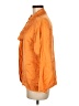 St. John 100% Silk Orange Long Sleeve Silk Top Size 8 - photo 5