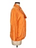 St. John 100% Silk Orange Long Sleeve Silk Top Size 8 - photo 4