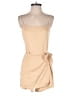 BCBGeneration Solid Tan Romper Size S - photo 1