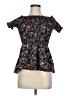 Shein Black Short Sleeve Blouse Size 8 - 10 - photo 1