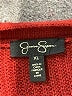 Jessica Simpson 100% Acrylic Chevron-herringbone Burgundy Pullover Sweater Size XL - photo 4