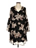 Altar'd State 100% Polyester Floral Black Casual Dress Size S - photo 1