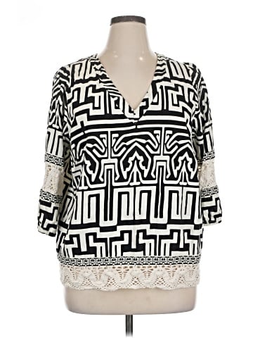 Cynthia Rowley 3/4 Sleeve Blouse (view 1)