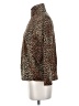Lands' End 100% Polyester Animal Print Brown Cardigan Size XS - photo 5