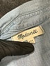 Madewell Blue Sleeveless Button-Down Shirt Size XXS - photo 7