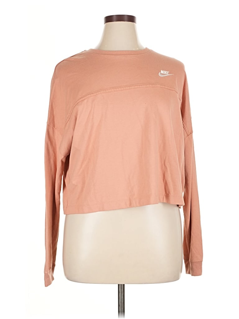 Pre-owned Nike Sweatshirt In Orange