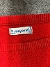 Mayoral Solid Red Pullover Sweater Size 6 - photo 3