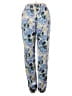 Uniqlo 100% Polyester Floral Blue Casual Pants Size XS - photo 2