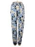 Uniqlo 100% Polyester Floral Blue Casual Pants Size XS - photo 1