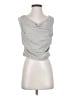 Shein 100% Polyester Silver Sleeveless Blouse Size S - photo 1