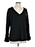 ELOQUII Black Long Sleeve Top Size L (estimated) - photo 1