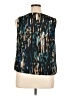 Calvin Klein 100% Polyester Teal Sleeveless Blouse Size XL - photo 2