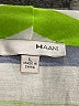 Haani Stripes Green Blue Sleeveless Blouse Size L - photo 7