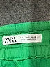 Zara 100% Cotton Solid Green Shorts Size S - photo 3