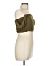 Shein Green Short Sleeve Top Size M - photo 4