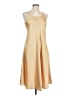 M.use Solid Tan Cocktail Dress Size L - photo 1