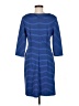 AB Studio Stripes Blue Casual Dress Size 8 - photo 2