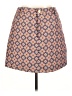Shein Curve Print Orange Casual Skirt Size 0X - photo 1