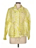 Chico's Print Yellow Windbreaker Size Lg (2) - photo 1