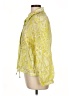 Chico's Print Yellow Windbreaker Size Lg (2) - photo 5