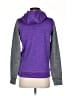 Adidas 100% Polyester Purple Pullover Hoodie Size XS - photo 2