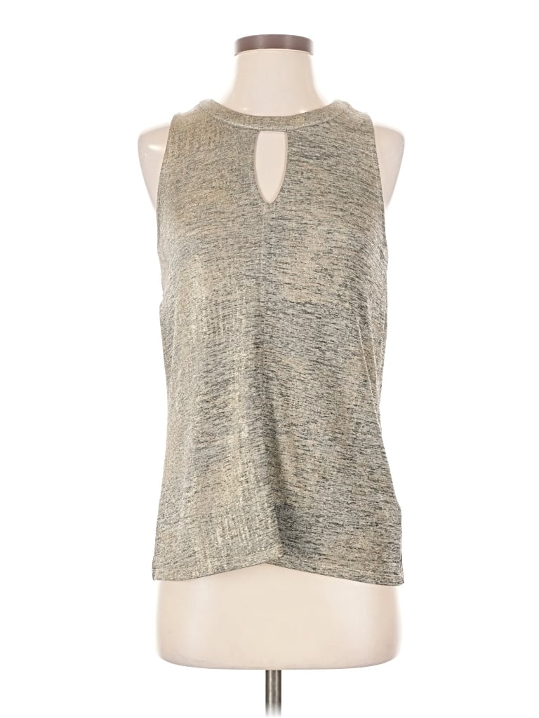 Pre-owned Dknyc Sleeveless Blouse In Gray