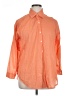 Koret Color Block Orange 3/4 Sleeve Button-Down Shirt Size XL (estimated) - photo 1