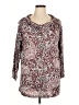 Zenergy by Chico's Paisley Burgundy Pullover Sweater Size XL (3) - photo 1