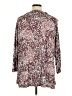 Zenergy by Chico's Paisley Burgundy Pullover Sweater Size XL (3) - photo 2