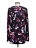 NY Collection Black Long Sleeve Blouse Size S - photo 2