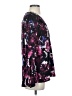 NY Collection Black Long Sleeve Blouse Size S - photo 4