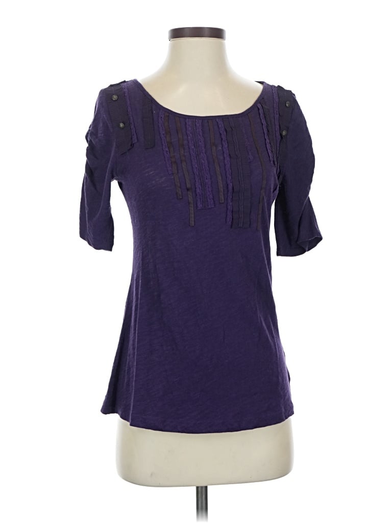 Pre-owned Deletta Short Sleeve T-shirt In Purple